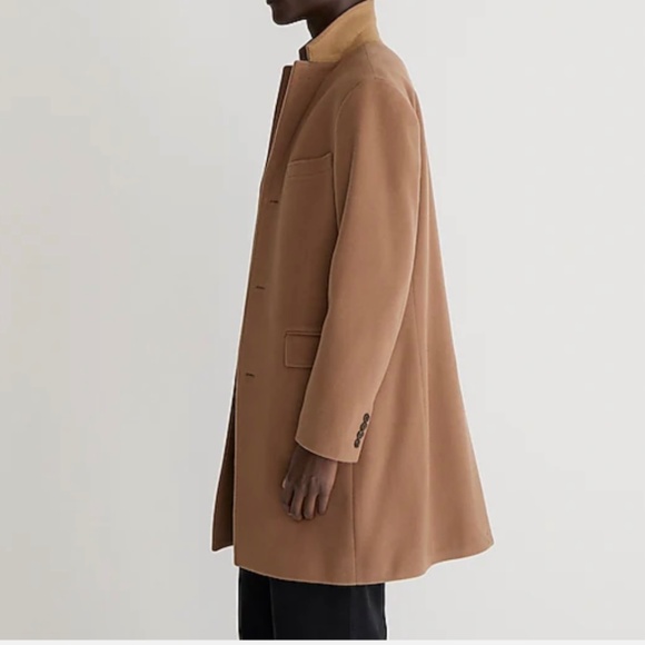 Jcrew men’s cashmere blend top coat - Picture 3 of 7